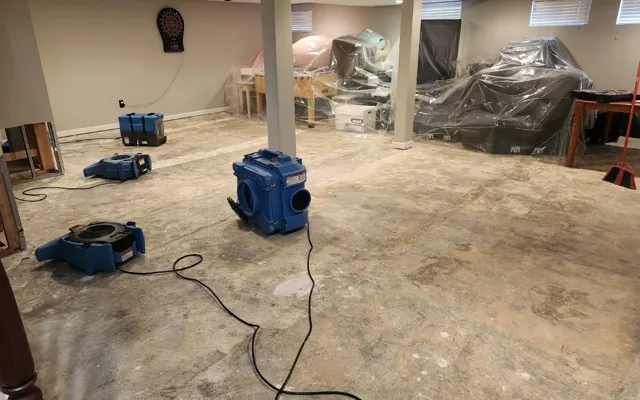 Sump Pump Failure Flooding in Aurora, CO